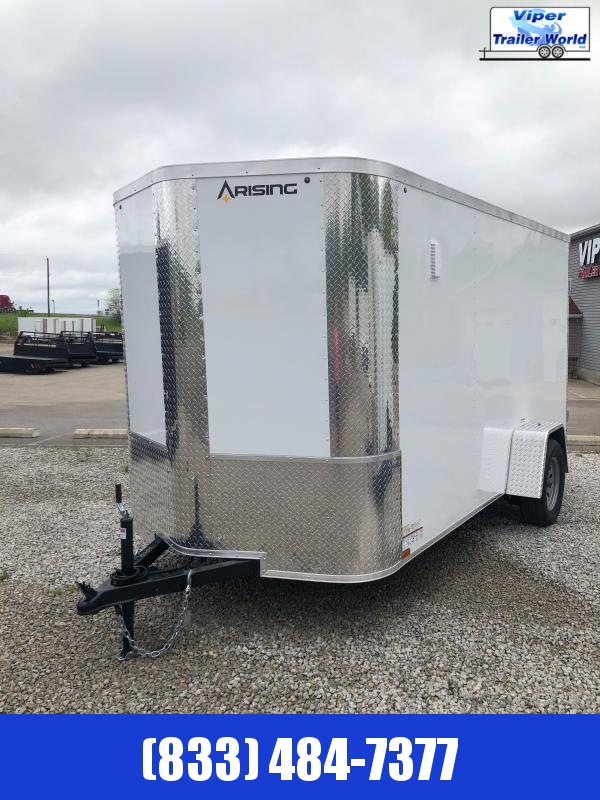 2021 Arising | 6 x 12 SA V-Nose Double Door 6'3" Interior 2021 Arising | 6 x 12 SA V-Nose Double Door 6'3" Interior