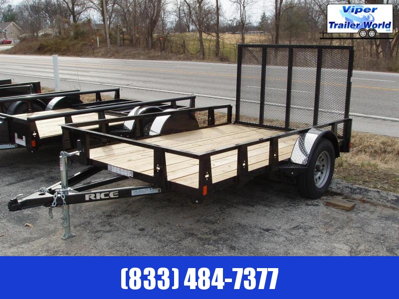2022 Rice Trailer | 76 x 12 SA Utility w/Gate 2022 Rice Trailer | 76 x 12 SA Utility w/Gate
