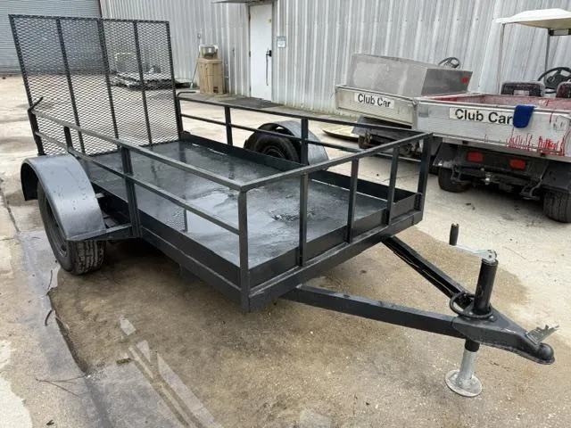 2025 Homemade 4.5 X 9.5 Steel Utility Trailer with New Chains & Tires