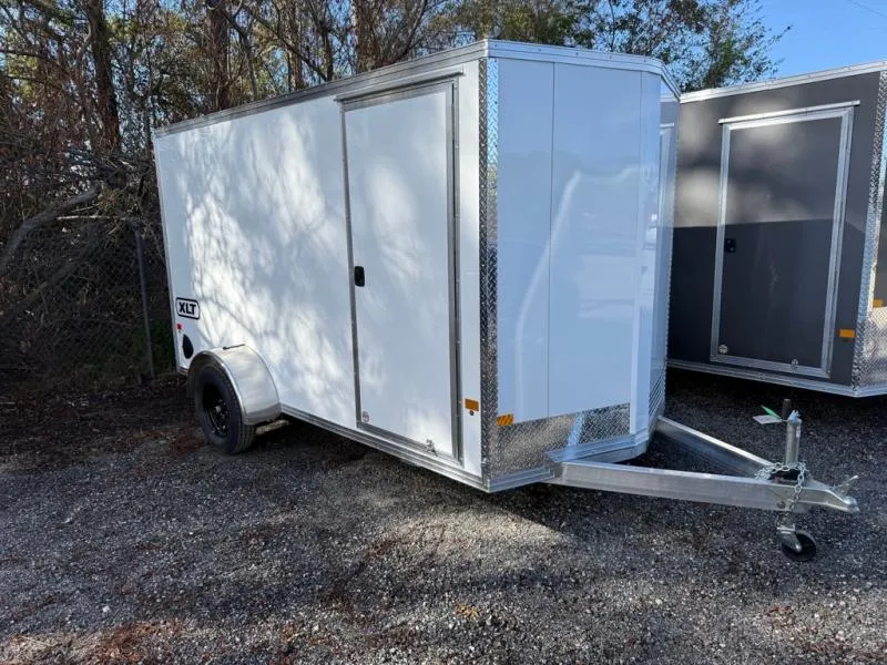 2026 Alcom Aluminum Trailers 6x12 XLT Pro Aluminum Enclosed ? ONLY 955 LBS | Ramp Door | 6?4? Height