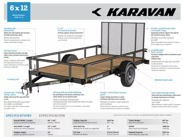 new Utility Trailers Karavan Trailers  for sale, in Mima, FL Thumbnail 2