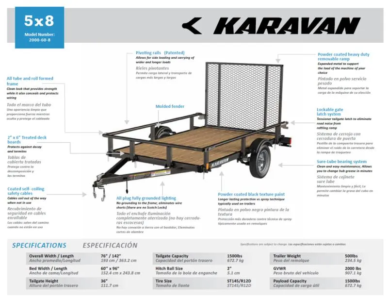 new Utility Trailers Karavan Trailers  for sale, in Mima, FL Thumbnail 6