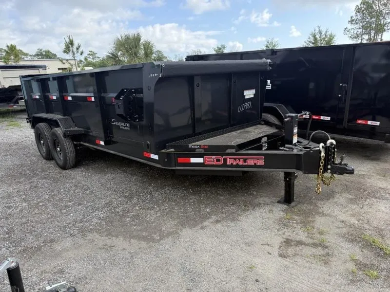 2024 ED Trailers 7 X 16 Dump Trailer with 4' Sides and 14K Capacity