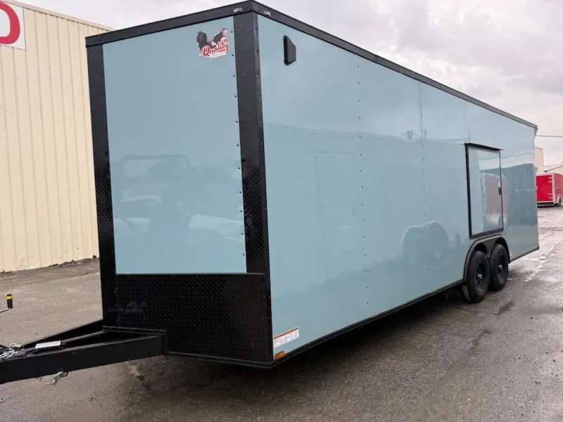 2026 Quality Cargo 8.5x24 Enclosed Cargo Trailer ? Extra Height, Tandem Axle, Blackout Package