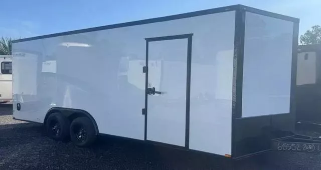 2025 Quality Cargo Quality Cargo White Enclosed 8.5 x 20 Tandem Axle Cargo Trailer