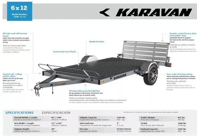 new Utility Trailers Karavan Trailers  for sale, in Mims, FL Thumbnail 2