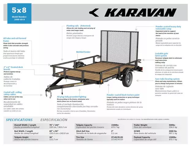 new Utility Trailers Karavan Trailers  for sale, in Mima, FL Thumbnail 5