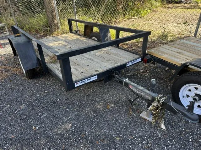 2025 Refurbished 4 x 8 Utility Trailer with 15" Sides with New Wood, Tires, Lighting