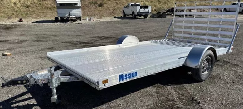 2026 Alcom Aluminum Trailers 7 x 14 Utility Single Axle Trailer