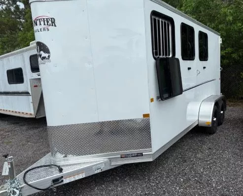 2025 Quality Cargo 2025 QUALITY CARGO 6 X 14 TANDEM AXLE WHITE ENCLOSED TRAILER WITH RAMP AND SIDE D