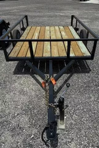 2025 Refurbished 5 x 8 Refurbished With new wood, lights, jack and chains