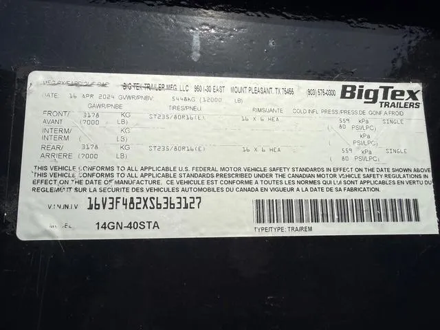 used Equipment / Flatbed Trailers Big Tex Trailers  for sale, in Mima, FL Thumbnail 7