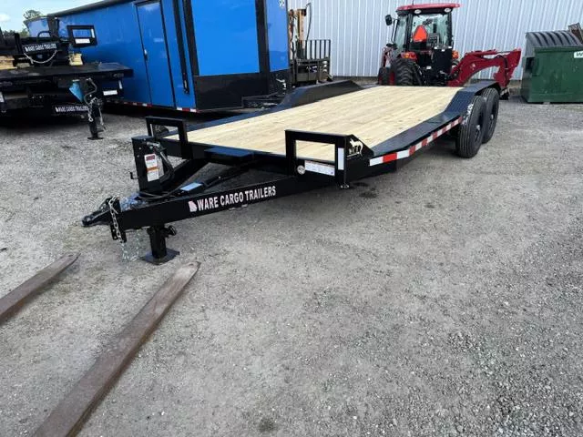 2026 Ware Cargo Trailers 8.5 x 20 Driveover Fender Trailer with 14K Capacity