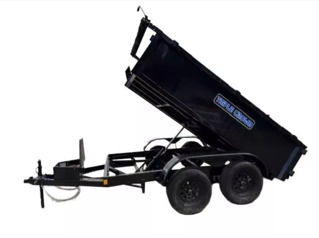 2025 Triple Crown Trailers, Inc. 6X10 HYDRAULIC LOW RIDER DUMP TRAILER 7K CAPACITY