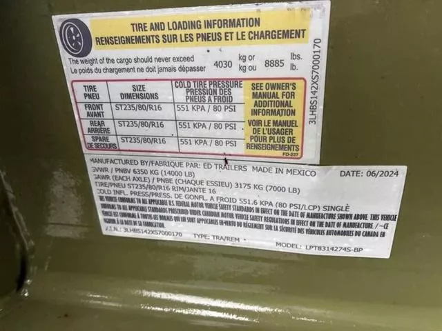 used Dump Trailers ED Trailers  for sale, in Mima, FL Thumbnail 4