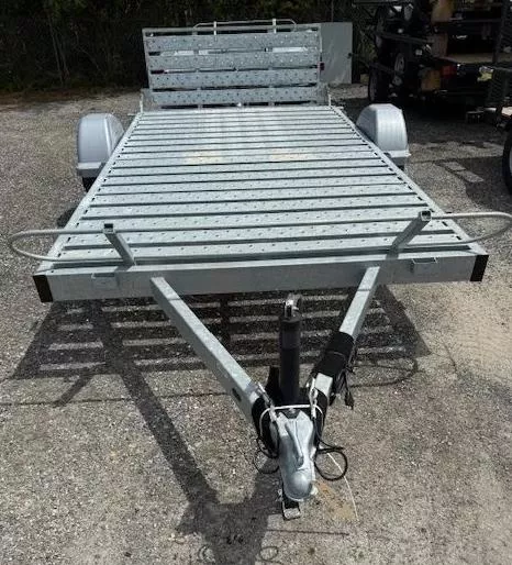 2026 Karavan Trailers 6 x 12 Steel Floor Utility Trailer Perfect for UTVs and ATVs with Downward Slo