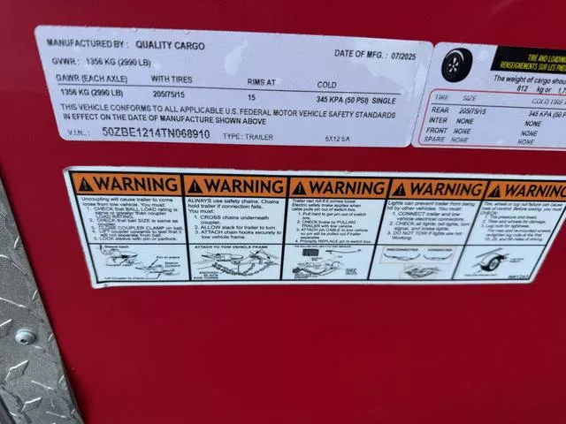 new Cargo (Enclosed) Trailers Quality Cargo  for sale, in Mims, FL Thumbnail 4