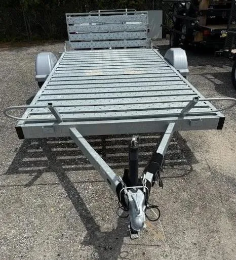 2026 Karavan Trailers 6 x 12 Steel Floor Utility Trailer Perfect for UTVs and ATVs with Downward Slo