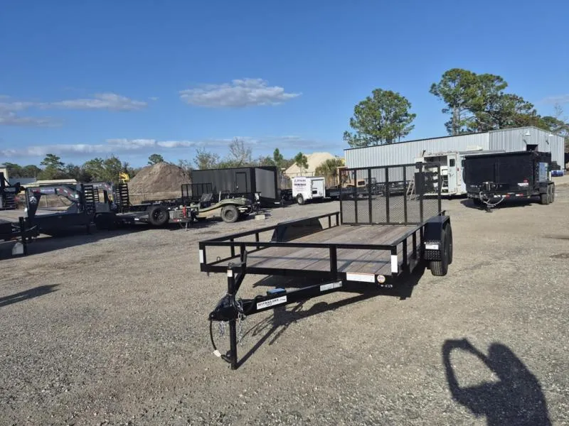 2026 Ware Cargo Trailers 7 x 16 Utility Trailer with 7,000 Capacity