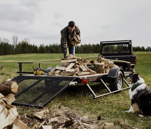 2026 Karavan Trailers 5x8 Utility Trailer | Treated 2"x6" Deck Boards & Lockable Gate Latch