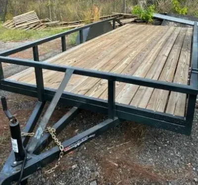 2011 Unknown 6x16 Utility Trailer with New Paint & Wood Deck – Heavy-Duty Hauling Trailer