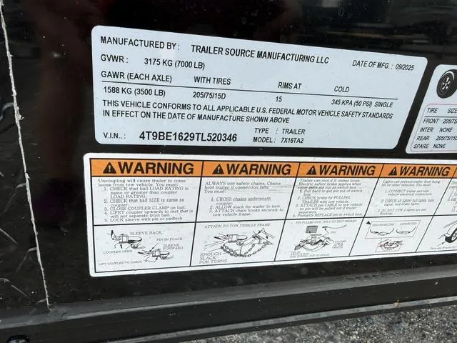 used Other Trailers Trailer Source  for sale, in Mims, FL Thumbnail 6