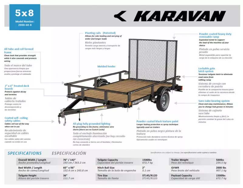 new Utility Trailers Karavan Trailers  for sale, in Mims, FL Thumbnail 6