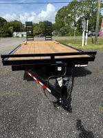2026 Triple Crown Trailers, Inc. DECKOVER EQUIPMENT TRAILER 8 X 20 WITH SWING UP RAMPS AND STAKE POC