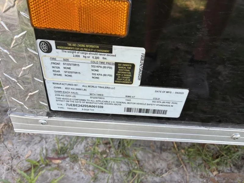 used Cargo (Enclosed) Trailers All World Trailers  for sale, in Mima, FL Thumbnail 6