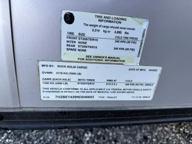 used Cargo (Enclosed) Trailers Rock Solid Cargo  for sale, in Mims, FL Thumbnail 3