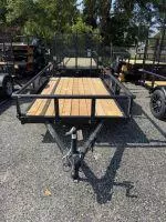 2025 Karavan Trailers KARAVAN STEEL UTILITY TRAILER WITH ALUMINUM WHEELS 5.5 X 11 FT WITH POWDER 