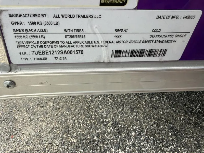 used Other Trailers All World Trailers  for sale, in Mims, FL Thumbnail 5