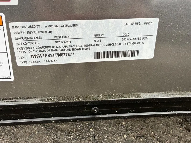 new Cargo (Enclosed) Trailers Ware Cargo Trailers  for sale, in Mima, FL Thumbnail 11