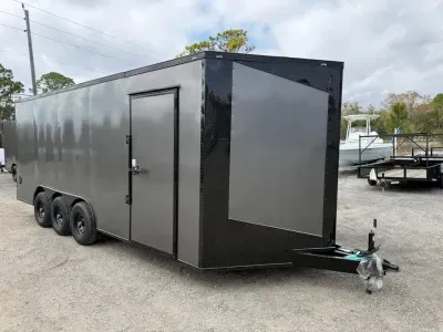 2026 Ware Cargo Trailers 8.5x20 Triple Axle Enclosed Trailer – 15,000 lb Capacity | Heavy-Duty Tripl