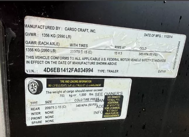 used Cargo (Enclosed) Trailers Other  for sale, in Mims, FL Thumbnail 9