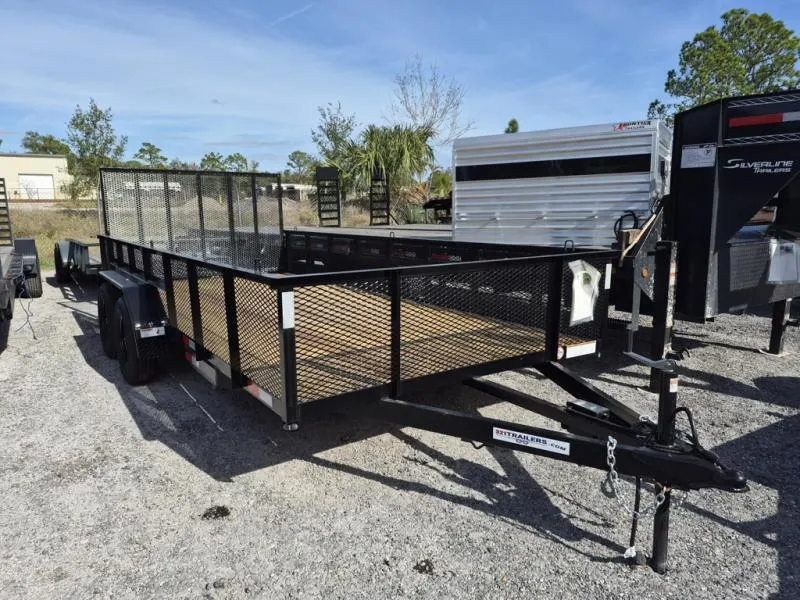 2026 Ware Cargo Trailers 7x16 Utility Trailer | 2' Mesh Sides & 7,000 lb Capacity