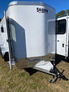 2025 Shadow Trailers 3 Horse Bumper Pull with Escape Door and Rear Tack