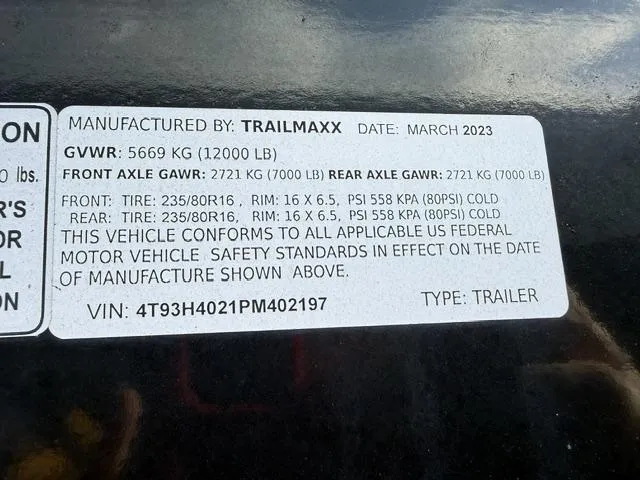 used Other Trailers TrailMaxx Trailers  for sale, in Mims, FL Thumbnail 12