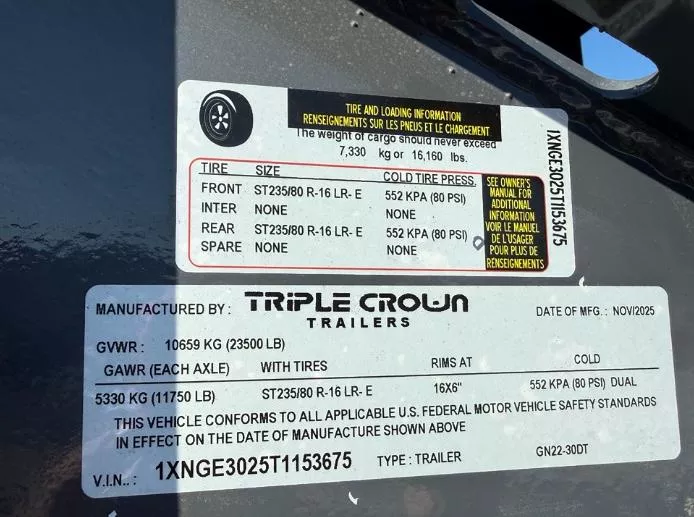 new Equipment / Flatbed Trailers Triple Crown Trailers  for sale, in Mims, FL Thumbnail 4