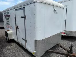 2009 Quality Cargo 2009 Enclosed Single Axle 6 x 14 Cargo Trailer with Barn Doors and Side Door