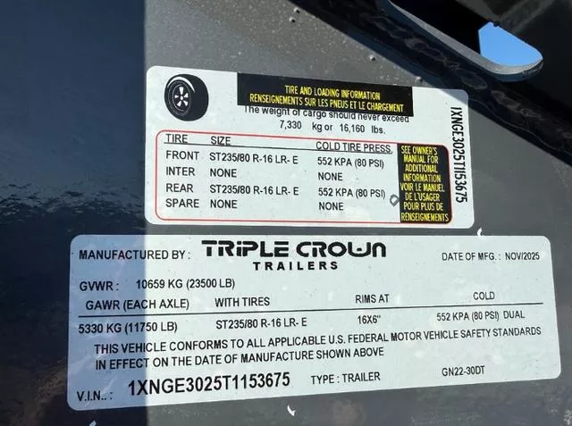 new Equipment / Flatbed Trailers Triple Crown Trailers  for sale, in Mima, FL Thumbnail 4