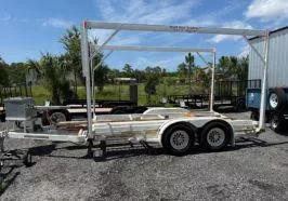 2004 Built right 2004 BUILTRIGHT TRAILERS WHITE DOUBLE DECKER CAR HAULER