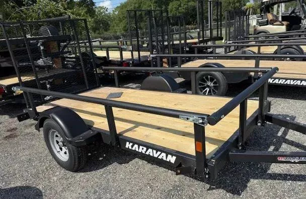 2025 Karavan Trailers TRAILSTAR 6 X 10 STEEL UTILITY TRAILER WITH AN ALL TUBE FRAME AND PIVOTING RAI