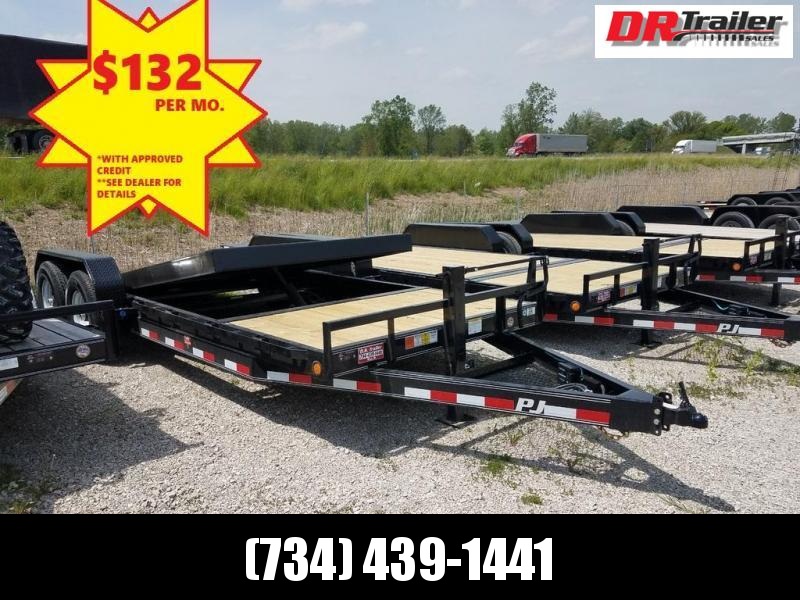 PJ Trailers 20 Equipment Tilt Flatbed Trailer Near Me Trailer