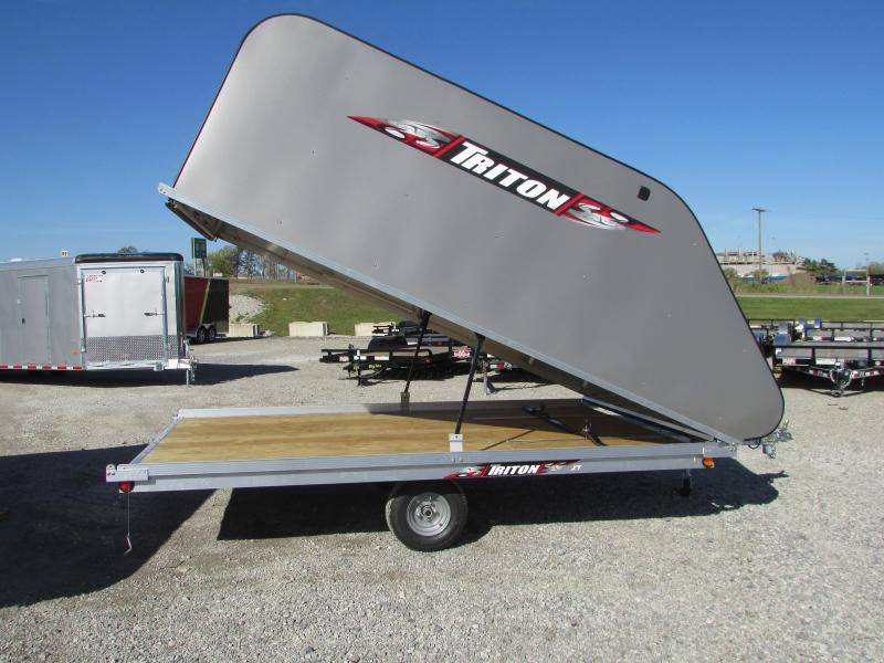 Triton Trailers XT 12 Tlt Style Snowmobile Trailer W/Cover Triton Trailers XT 12 Tlt Style Snowmobile Trailer W/Cover