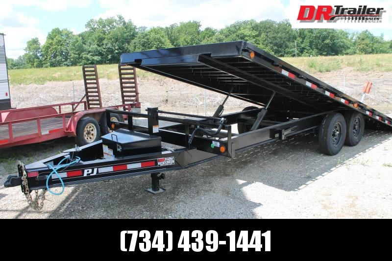 2022 PJ Trailers 22' T8 16K GVWR 12" OC WINCH PLATE Equipment Trailer 2022 PJ Trailers 22' T8 16K GVWR 12" OC WINCH PLATE Equipment Trailer