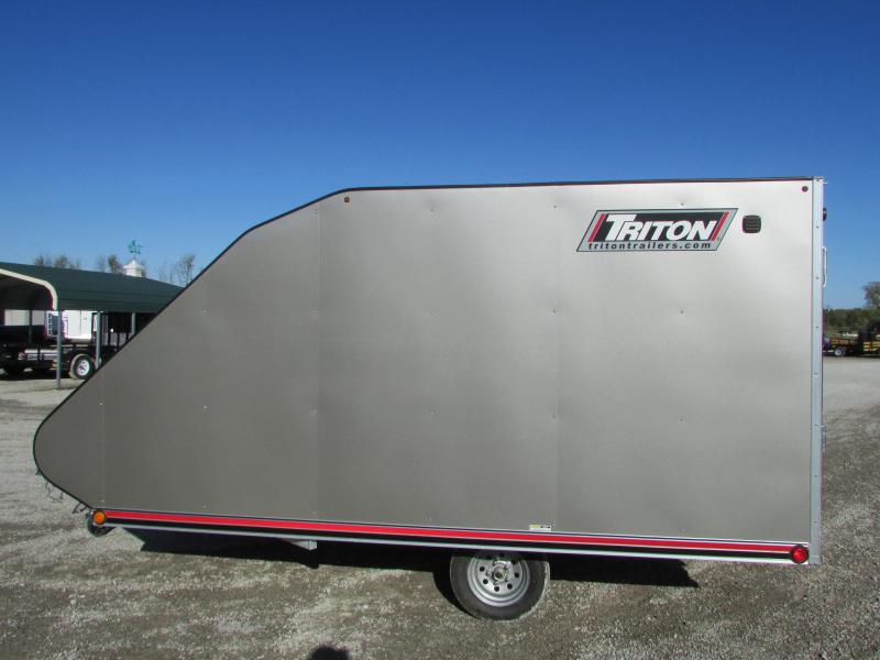 Triton Trailers TC 12' Hybrid Snowmobile Trailer W/Cover Triton Trailers TC 12' Hybrid Snowmobile Trailer W/Cover