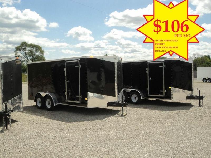 RC Trailers RWT 7X14 TA2 Enclosed Cargo Trailer RC Trailers RWT 7X14 TA2 Enclosed Cargo Trailer