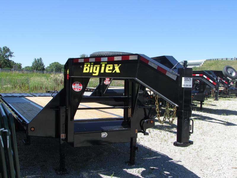 Big Tex Trailers 25 ft Mega Ramps Gooseneck Flatbed Trailer Big Tex Trailers 25 ft Mega Ramps Gooseneck Flatbed Trailer