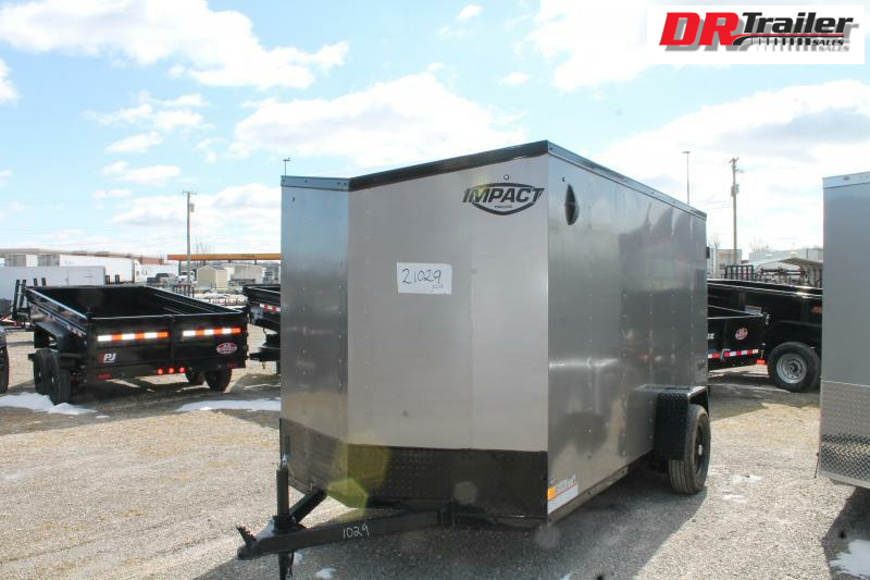 2023 Impact Trailers 6' X 12' R ENCLOSED TRAILER Cargo / Enclosed Trailer